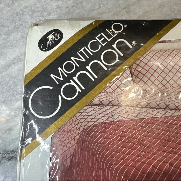 Vintage Monticello Cannon full size sheet set bedding flat fitted pillowcases - Picture 5 of 10